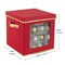 Simplify 64 Count Large Ornament Storage Box with See Through Window 9069-RED - alternate 5